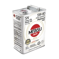 MITASU Platinum PAO 5W40 SN, 4л MJ1124